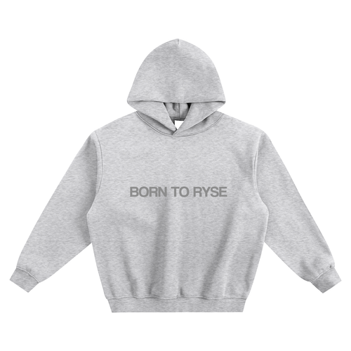 BORN TO RYSE Fleeced Boxy Hoodie