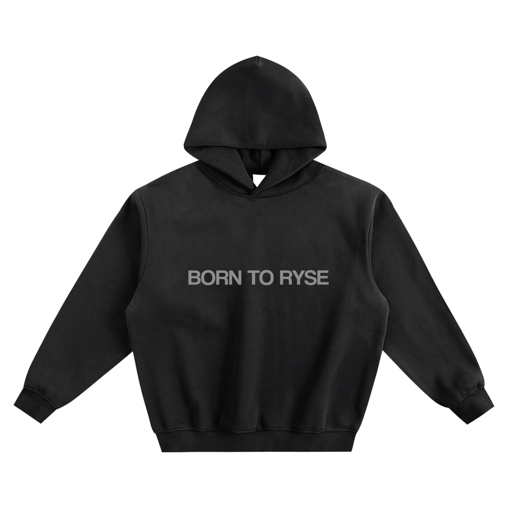 BORN TO RYSE Fleeced Boxy Hoodie