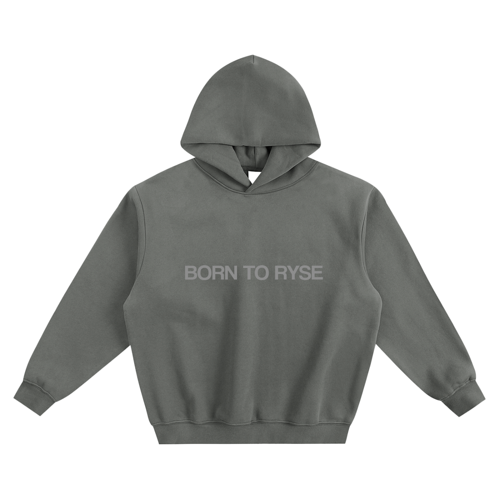 BORN TO RYSE Fleeced Boxy Hoodie